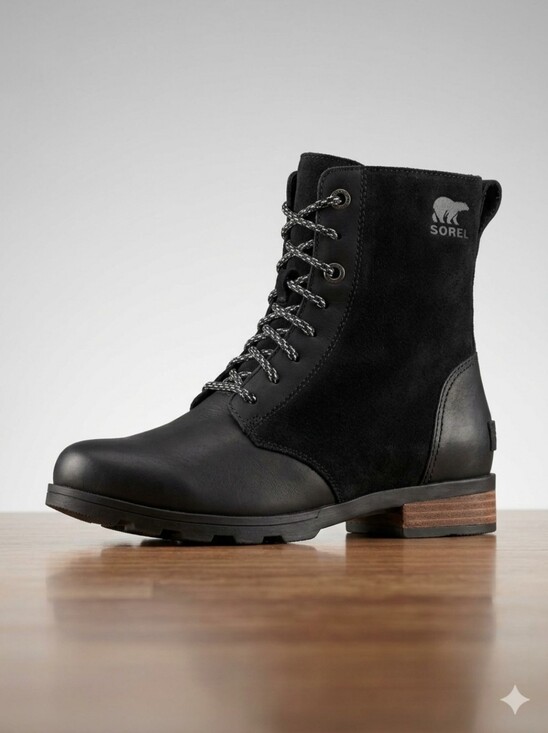 Sorel Shoes - SOREL Emelie Short Lace Up Boots 6.5